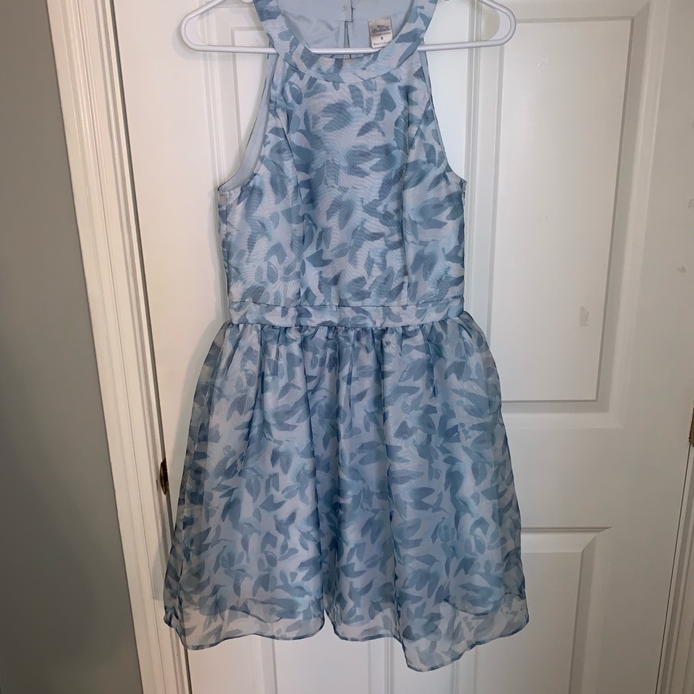 Blue Floral Dress